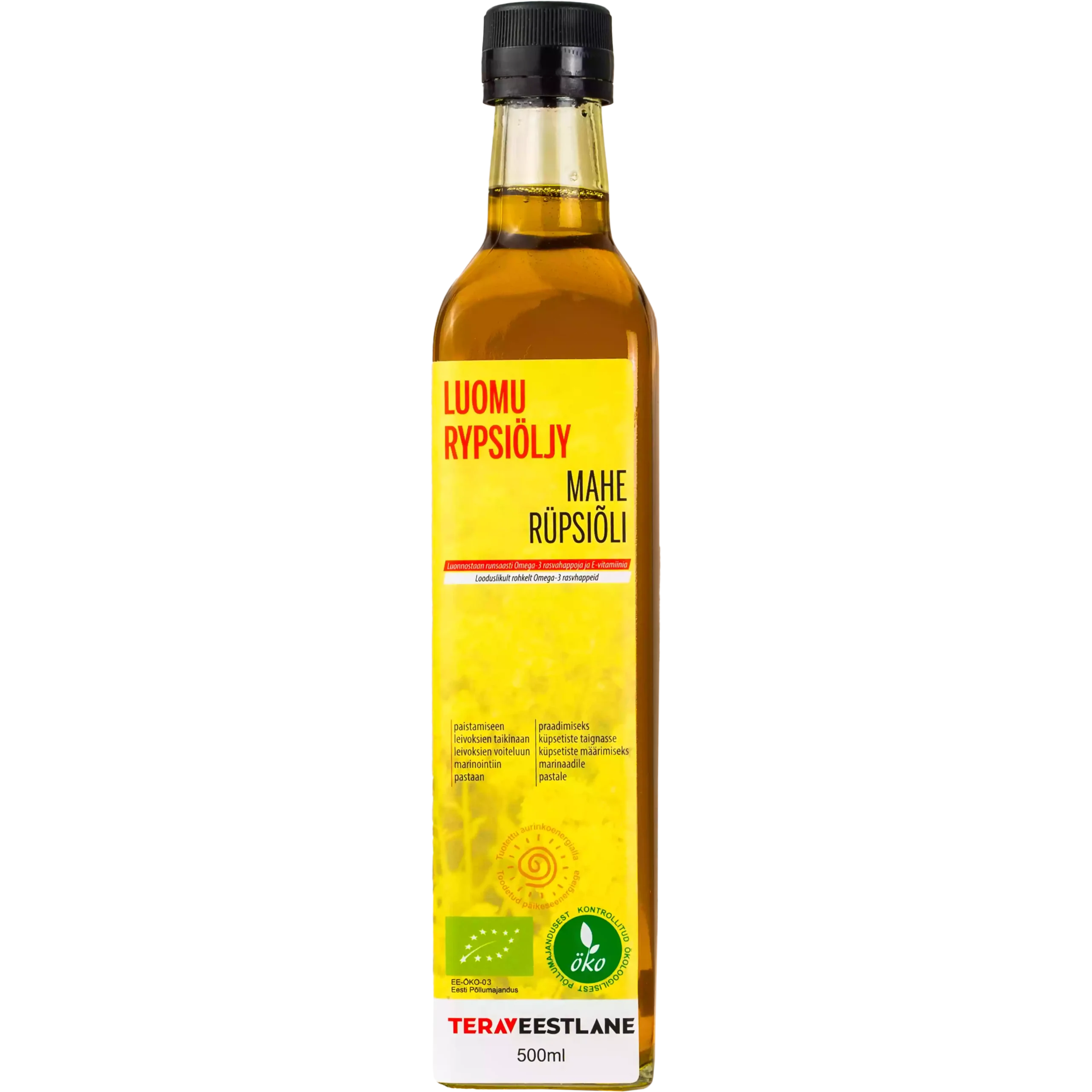 Külmpress mahe Rüpsiõli 500ml ÖKO