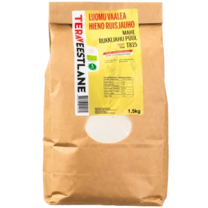 Täistera rukkijahu 1,5kg püül T815 Terav Eestlane